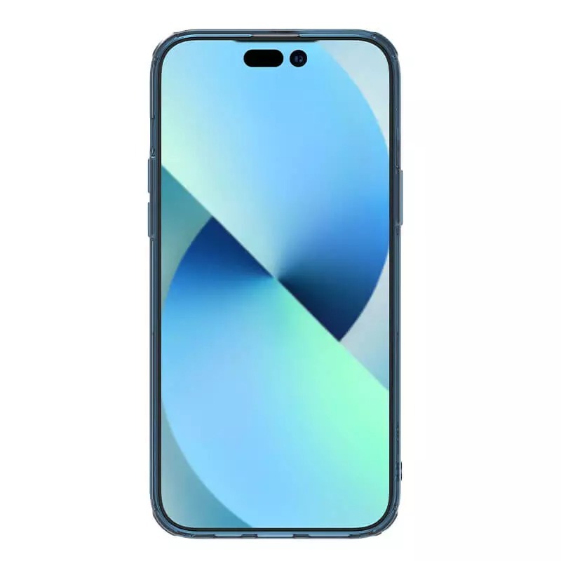 Nillkin Nature Pro TPU Case for Iphone 15 Plus transparent-blue