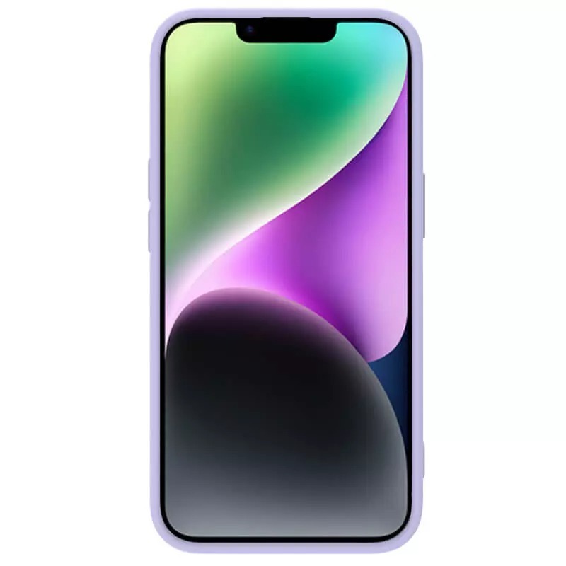 Nillkin CamShield Silky Silicone Case for Iphone 15 Plus purple