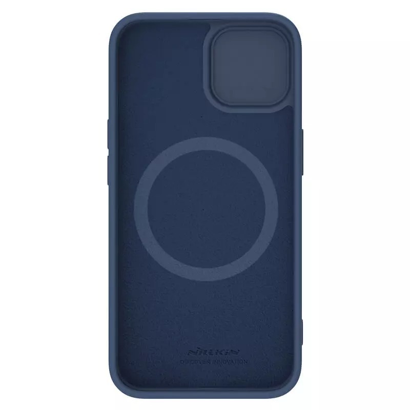 Nillkin CamShield Silky Silicone Case for Iphone 15 Plus navy