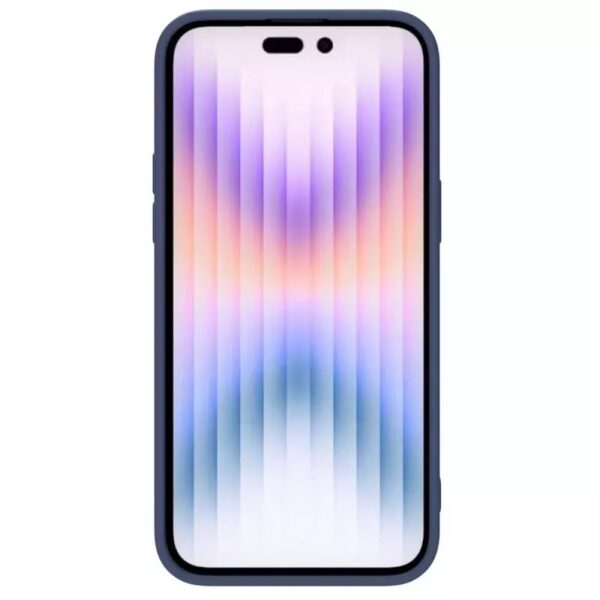 Nillkin CamShield Silky Silicone Case for Iphone 15 Pro Max navy