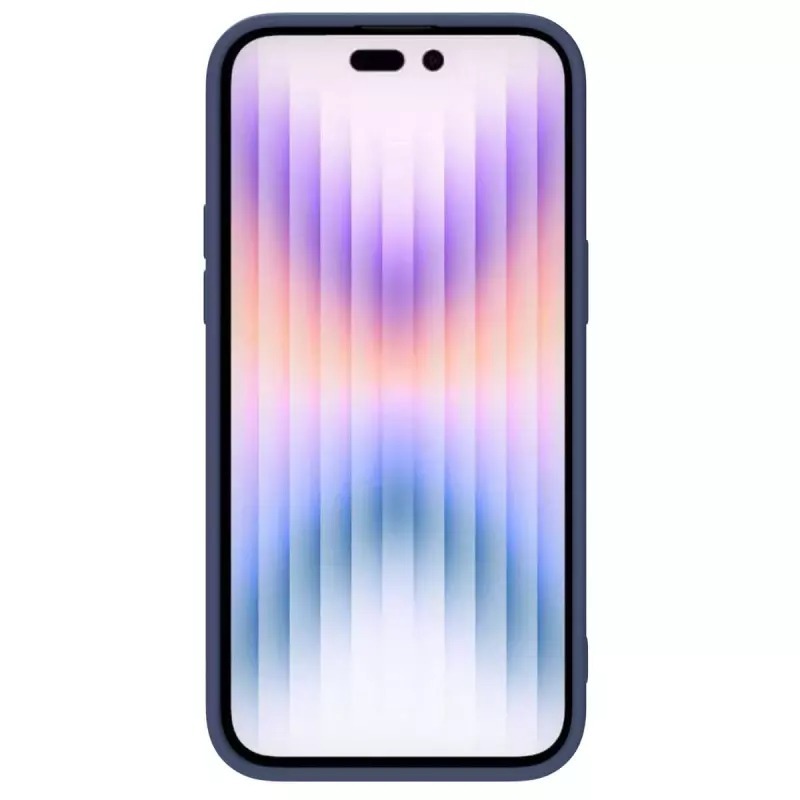 Nillkin CamShield Silky Silicone Case for Iphone 15 Pro Max navy