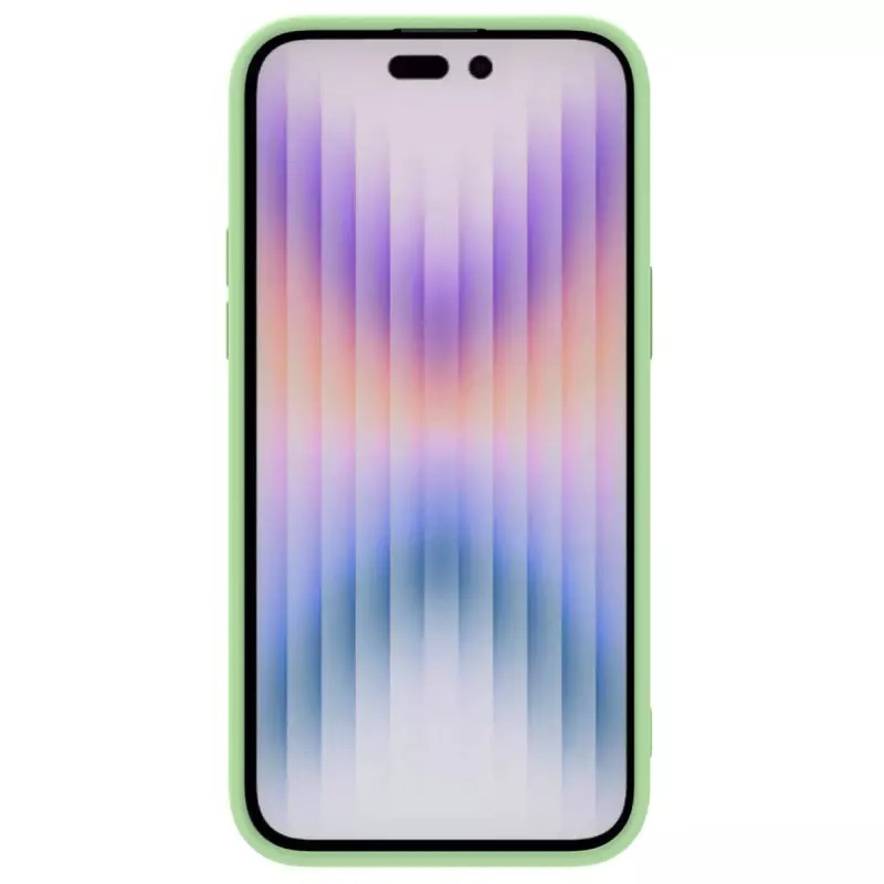 Nillkin CamShield Silky Silicone Case for Iphone 15 Pro Max mint