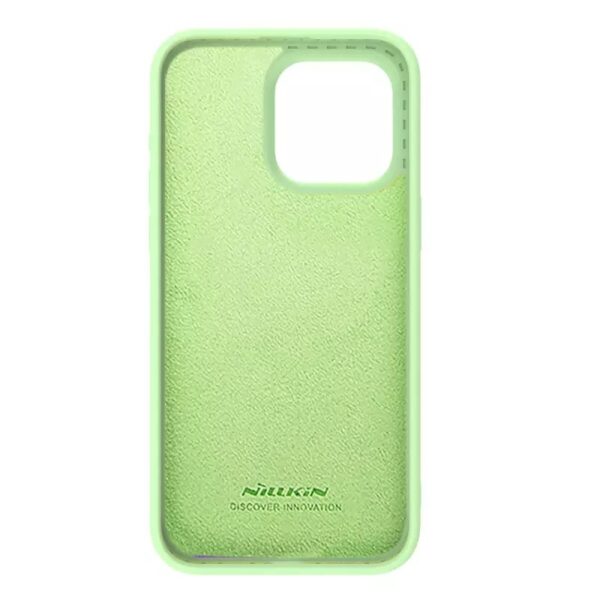 Nillkin CamShield Silky Silicone Case for Iphone 15 Pro Max mint
