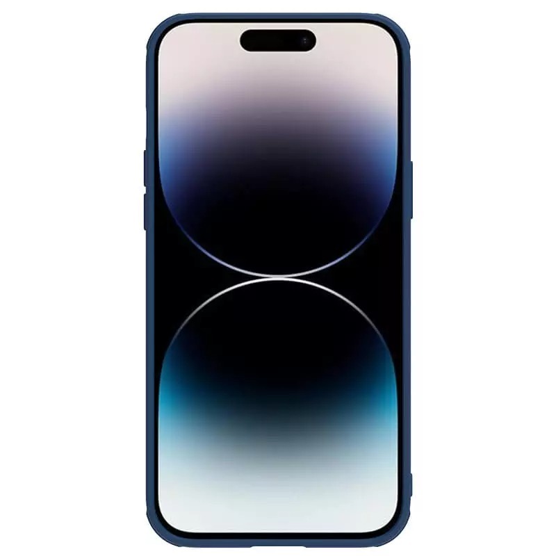 Nillkin CamShield S Leather Magnetic Case for Iphone 14 Pro blue