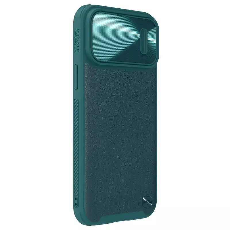 Nillkin CamShield S Leather Magnetic Case for Iphone 14 Pro green