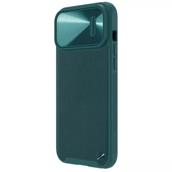 Nillkin CamShield S Leather Magnetic Case for Iphone 14 Pro Max green