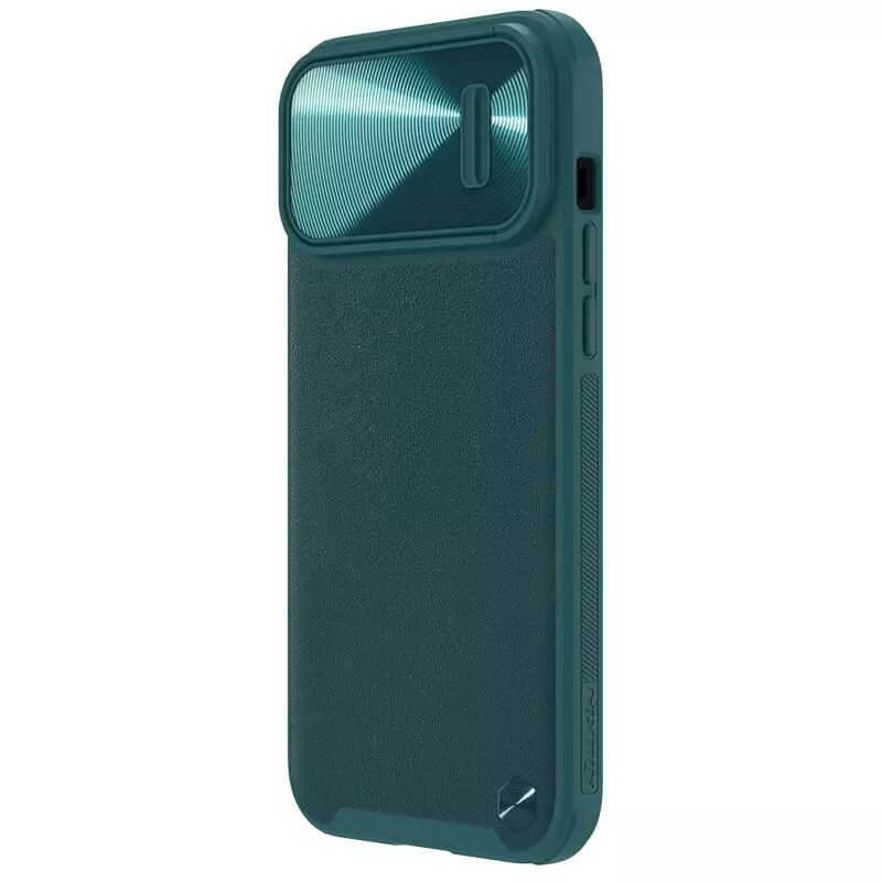 Nillkin CamShield S Leather Magnetic Case for Iphone 14 Pro Max green