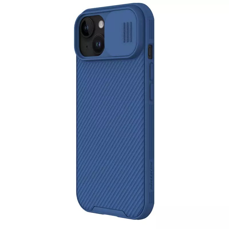Nillkin CamShield Pro PC+TPU Case for Iphone 15 blue