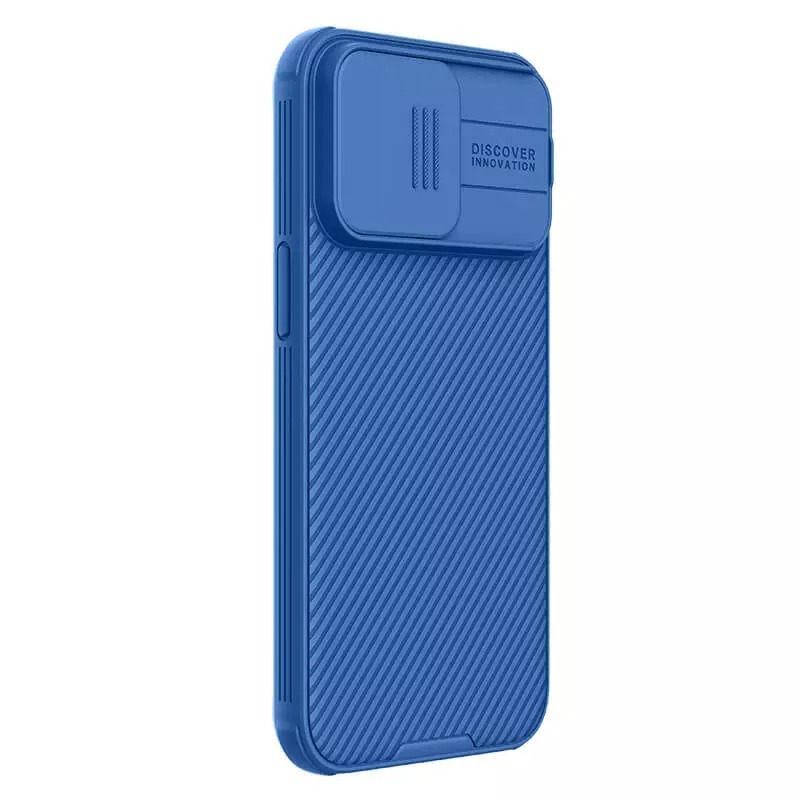 Nillkin CamShield Pro PC+TPU Case for Iphone 15 Pro blue