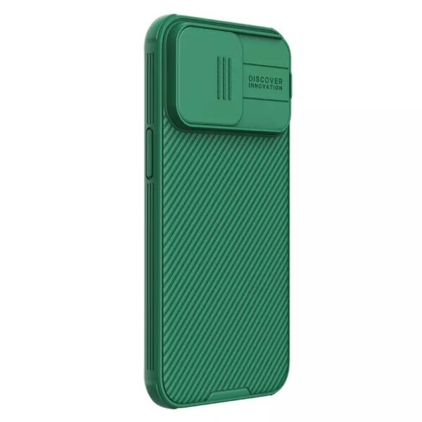 Nillkin CamShield Pro PC+TPU Case for Iphone 15 Pro green
