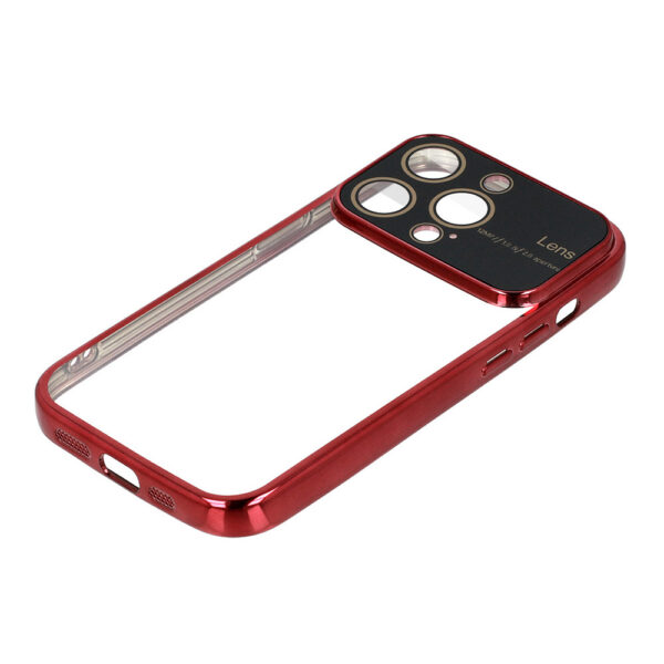 Electro Lens Case for Iphone 15 Pro Cherry