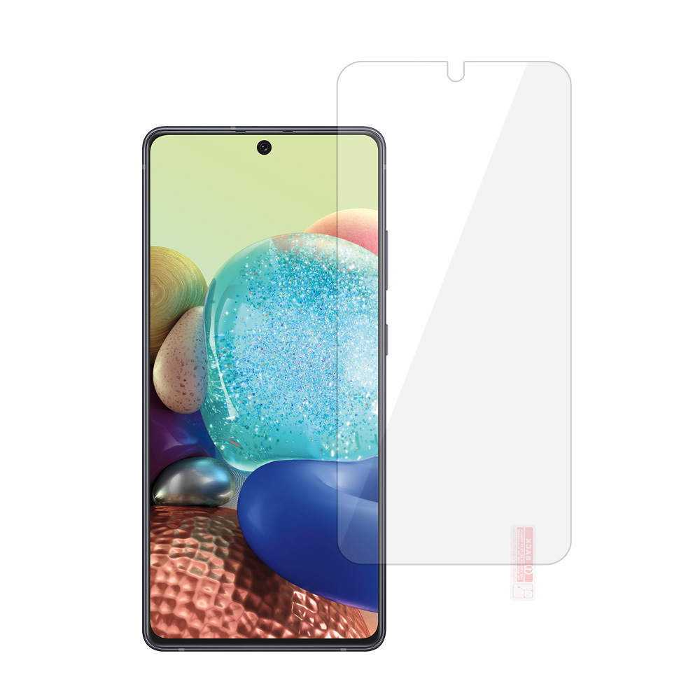 Tempered Glass Gold for SAMSUNG GALAXY A71 5G (with a hole for a camera)