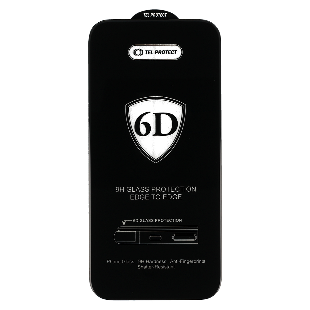 Tel Protect Full Glue 6D Tempered Glass for IPHONE 7/8 WHITE