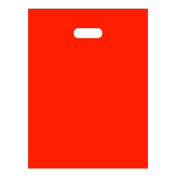 Plastic bag Merry Christmas red