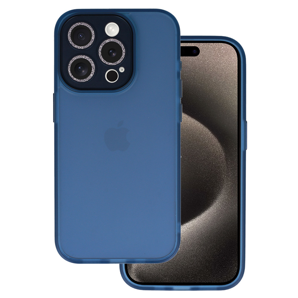 AG Matte Series Case for Iphone 15 Plus blue