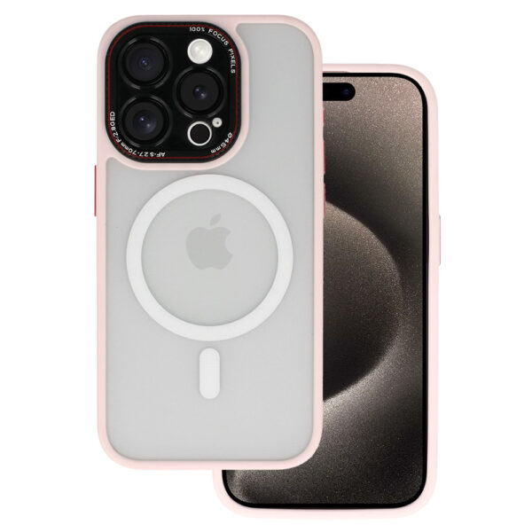 LK Magsafe Case for Iphone 15 Plus light pink