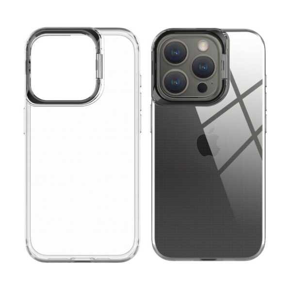 Transparent TPU Case for Iphone 15 Plus black