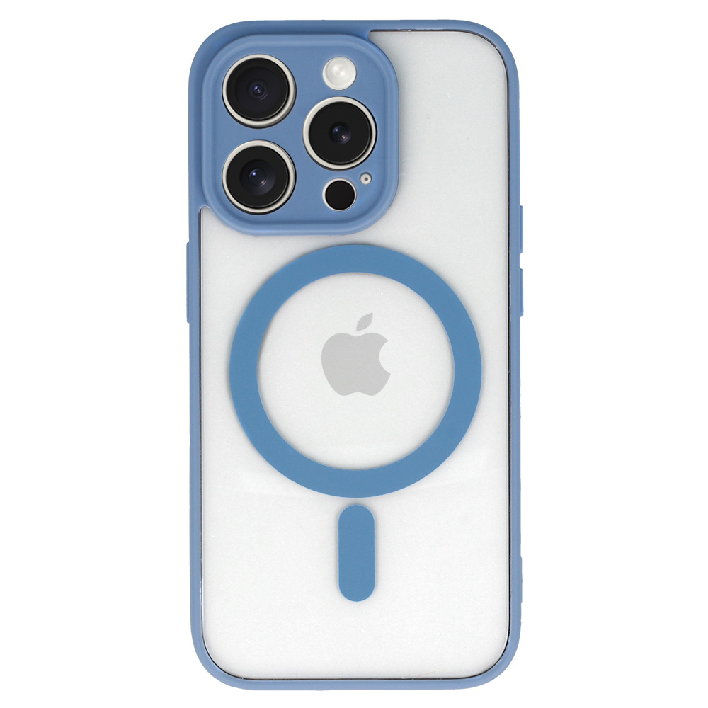 Acrylic Color Magsafe Case for Iphone 12 Pro Max light blue
