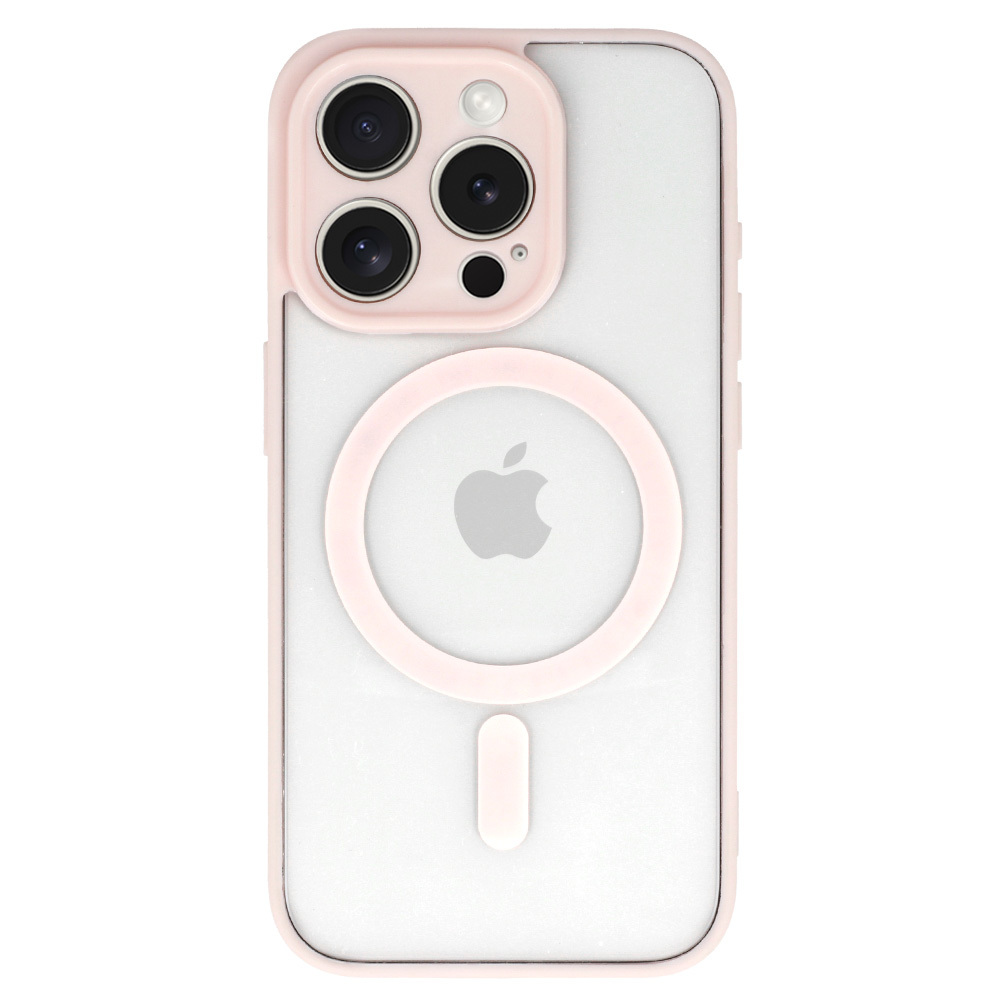 Acrylic Color Magsafe Case for Iphone 12 Pro Max light pink