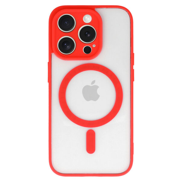 Acrylic Color Magsafe Case for Iphone 14 red
