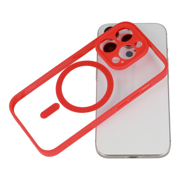 Acrylic Color Magsafe Case for Iphone 14 Pro red