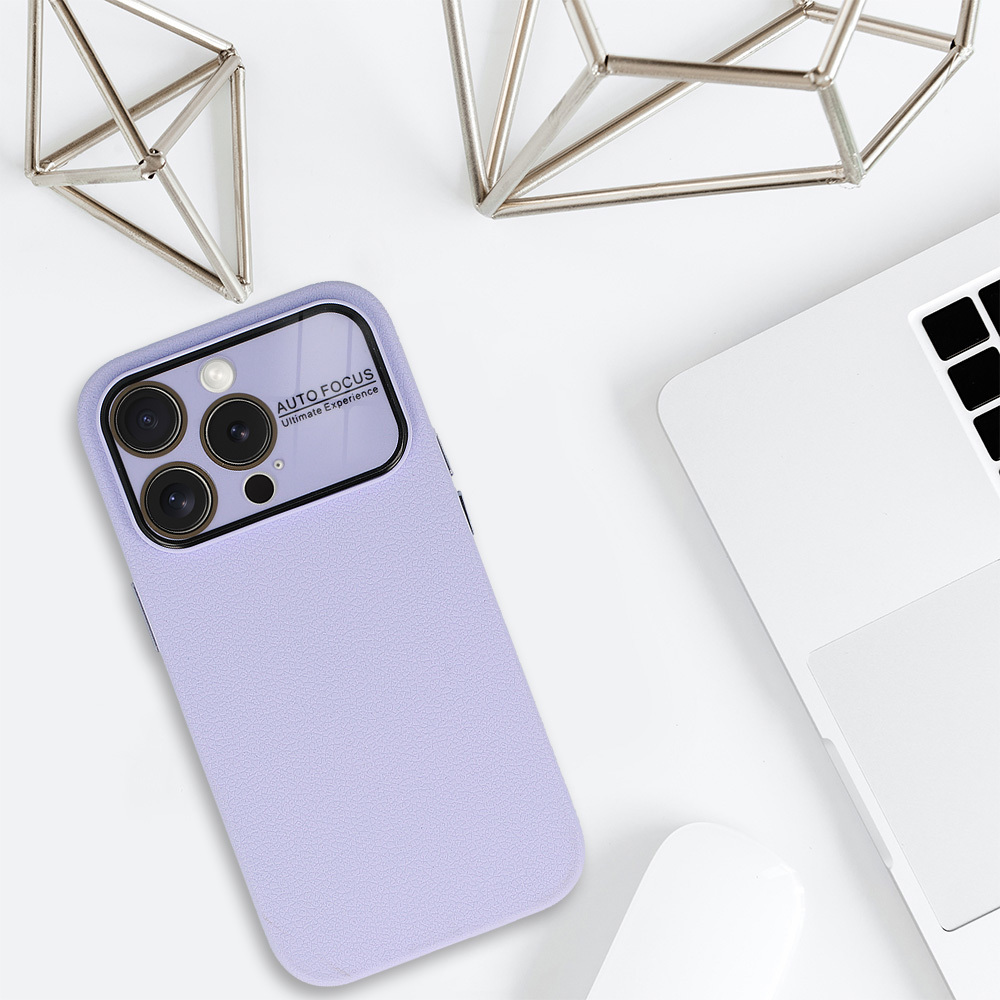 Tel Protect Lichi Soft Case for Iphone 13 Pro Max light purple