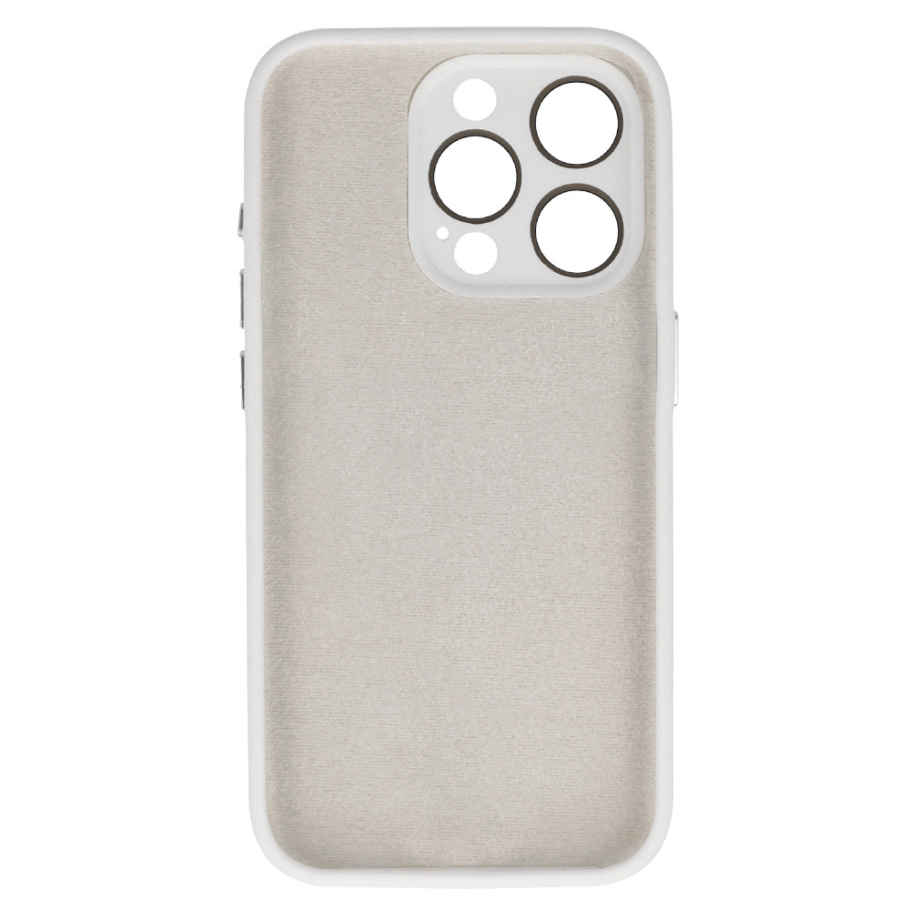 Tel Protect Lichi Soft Case for Iphone 15 Plus white