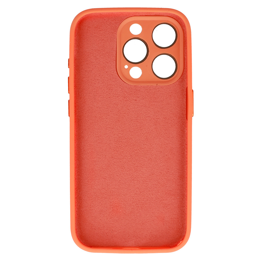 Tel Protect Lichi Soft Case for Iphone 15 Plus orange