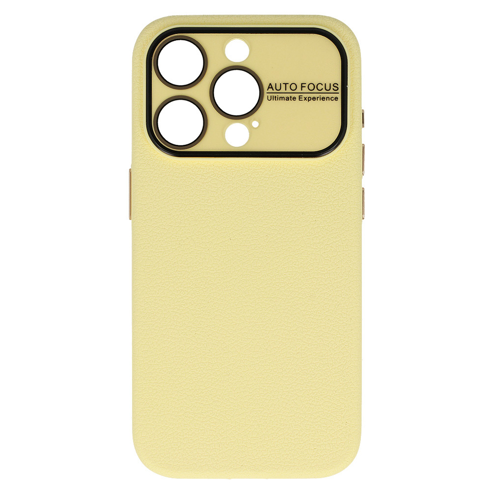 Tel Protect Lichi Soft Case for Iphone 15 Plus yellow