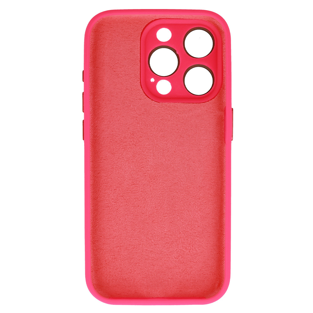 Tel Protect Lichi Soft Case for Iphone 15 Plus pink
