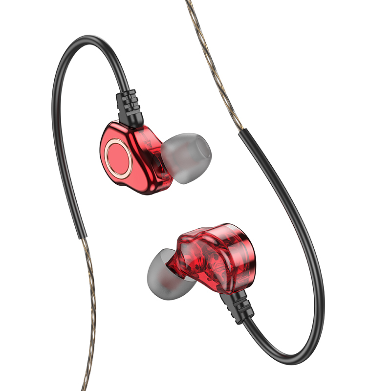 foto_add-250514 Borofone Earphones BM88 Sea with microphone red