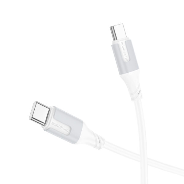 Borofone Cable BX101 Creator - Type C to Type C - 60W 3A 1 metre white