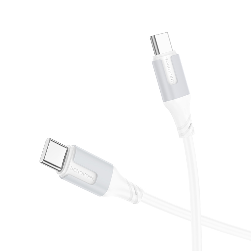 Borofone Cable BX101 Creator - Type C to Type C - 60W 3A 1 metre white