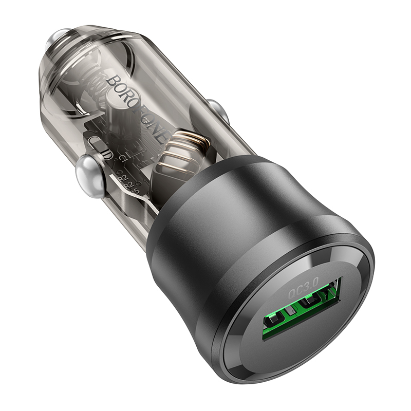 foto_add-250765 Borofone Car charger BZ23 Noble - USB - QC 3.0 18W 3A black
