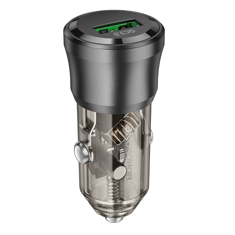 foto_add-250766 Borofone Car charger BZ23 Noble - USB - QC 3.0 18W 3A black