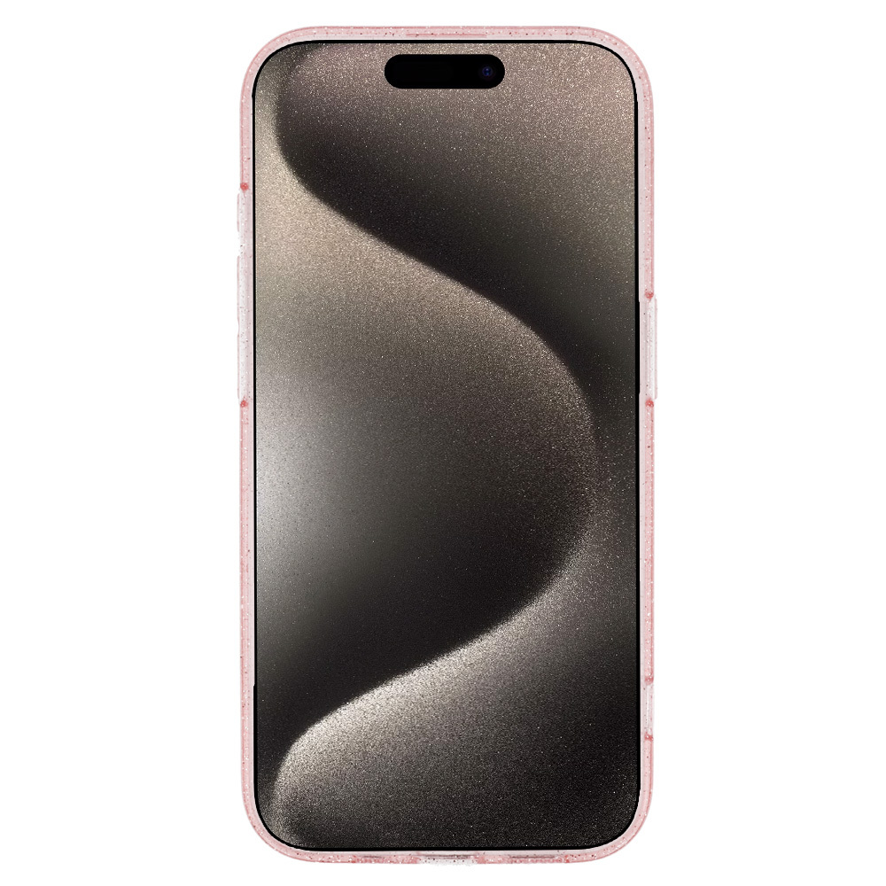Glitter Magsafe Case for Iphone 11 pink clear