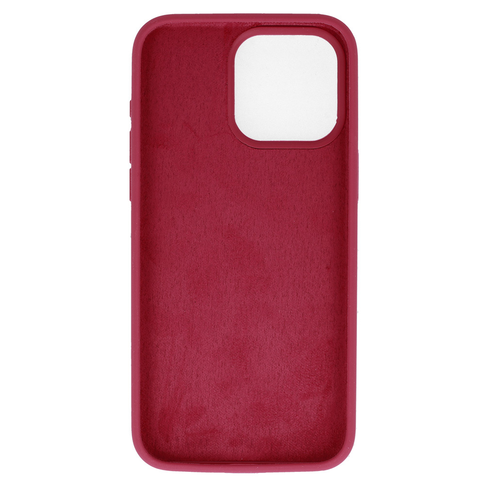 Silicone Lite Case for Iphone 15 Pro Max burgundy