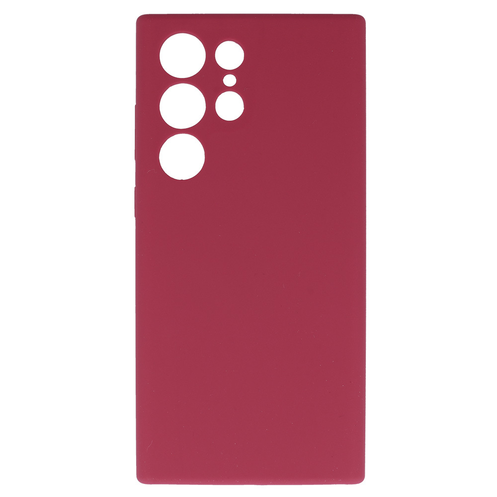 Silicone Lite Case for Samsung Galaxy S23 Ultra burgundy