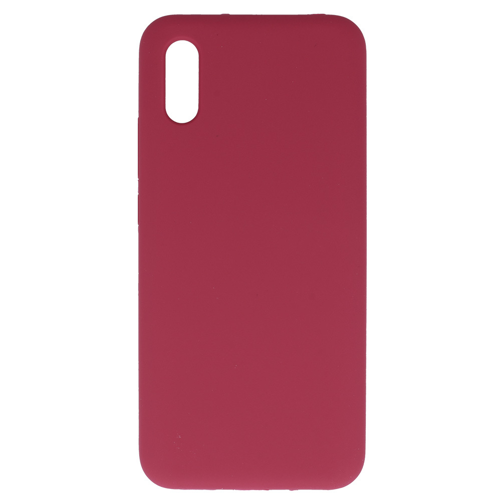 Silicone Lite Case for Xiaomi Redmi 9A burgundy