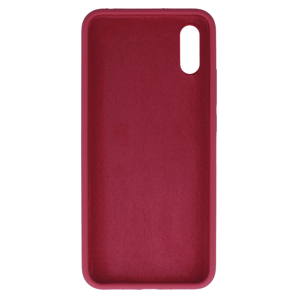 Silicone Lite Case for Xiaomi Redmi 9A burgundy