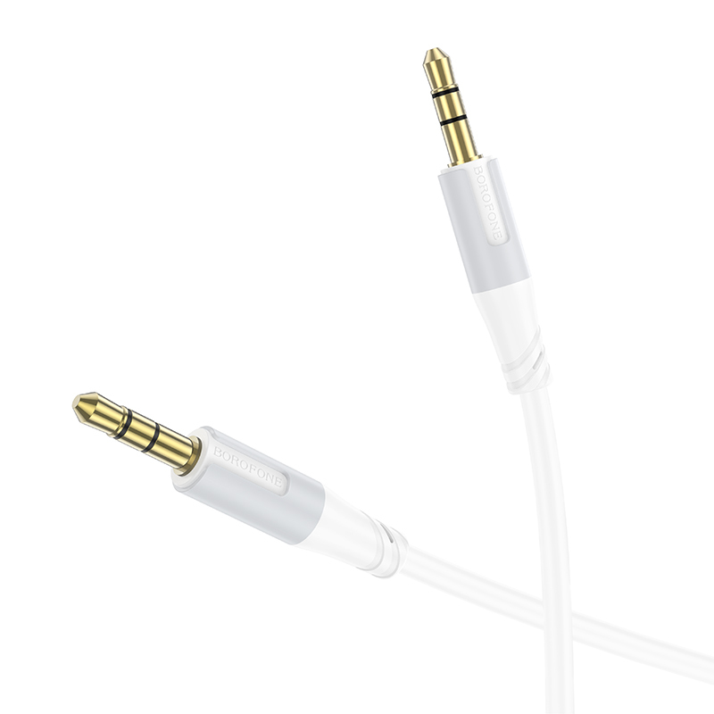 Borofone Cable AUX BL19 Creator - jack 3,5mm to jack 3,5mm - 1 metre white