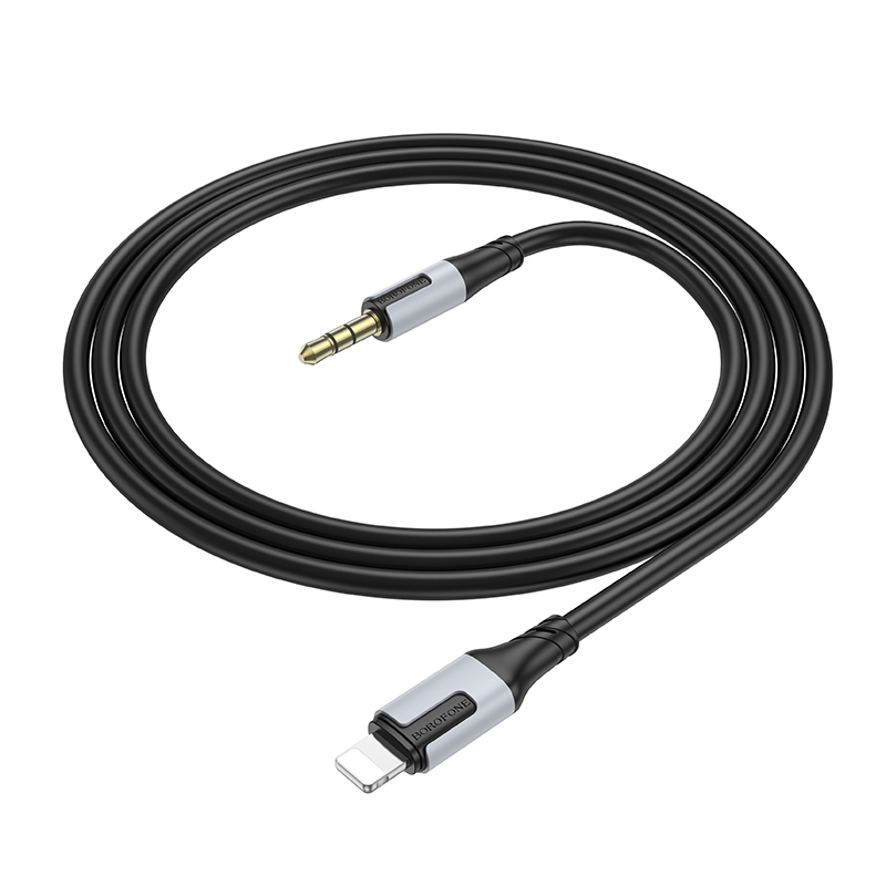 Borofone Cable AUX BL19 Creator - jack 3,5mm to Lightning - 1 metre black