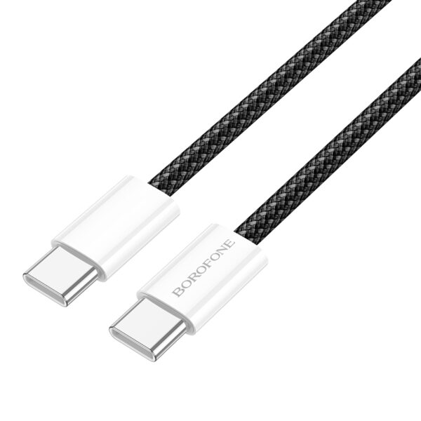 Borofone Cable BX103 Original - Type C to Typ C - 60W 3A 1 metre black