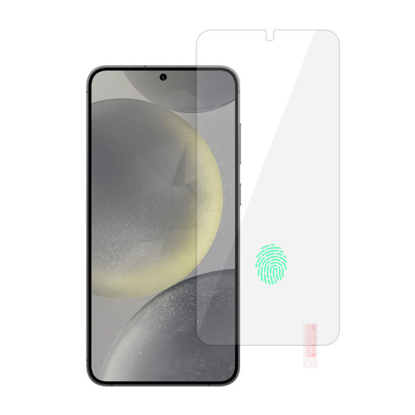 Tempered Glass Orange for SAMSUNG GALAXY S24 (with fingerprint unlock)