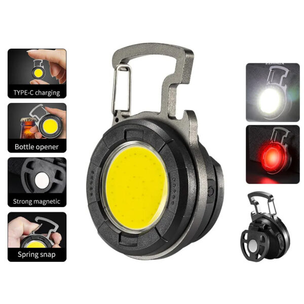 Mini flashlight LED keychain YT877 Type C