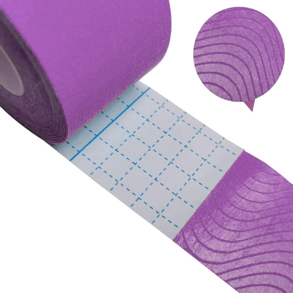 Kinesiology tape, 2,5 cm x 5 m purple