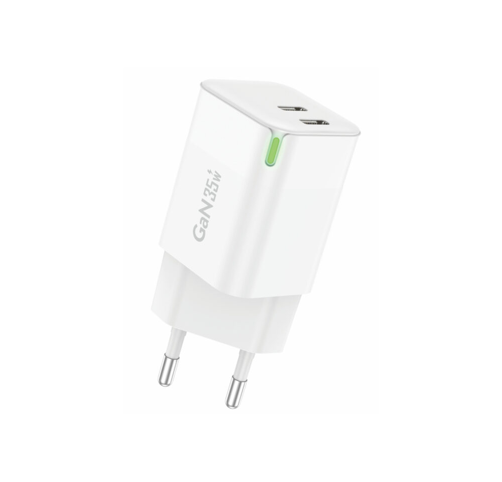 Foneng Wall charger GAN35 GaN - 2xType C - PD 35W 3A white