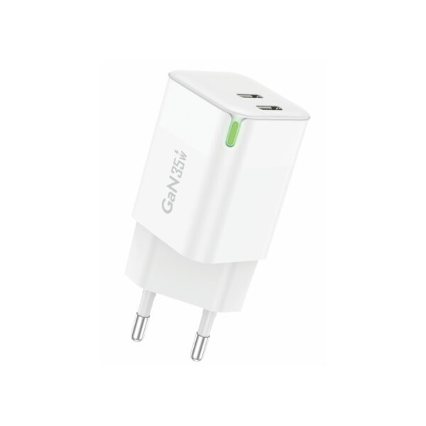 Foneng Wall charger GAN35 GaN - 2xType C - PD 35W 3A white