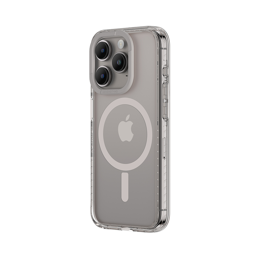 Amazing Thing Titan Pro Magsafe Case 10FT IP156.1PTMGY for Iphone 15 Pro titanium