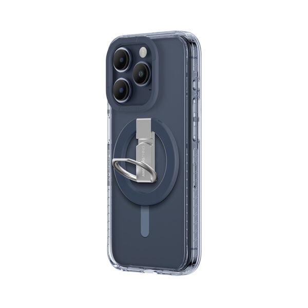 Amazing Thing Titan Pro Mag Ring Grip Case 10FT IP156.1PTRBU for Iphone 15 Pro navy